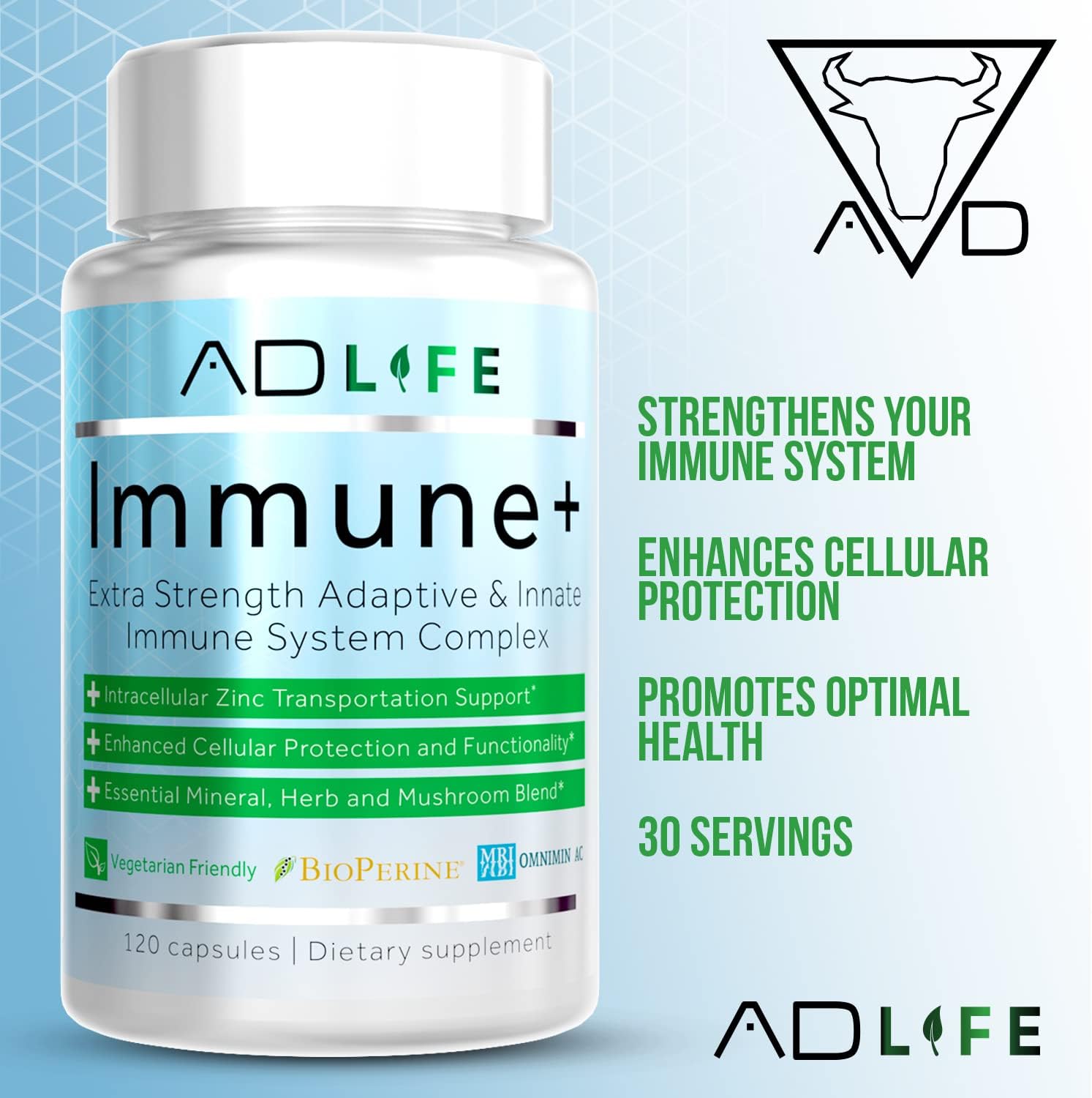 Advanced Muscle Building Supplement by Project AD - Enhance Muscle Growth and Strength with AD-1 Formula