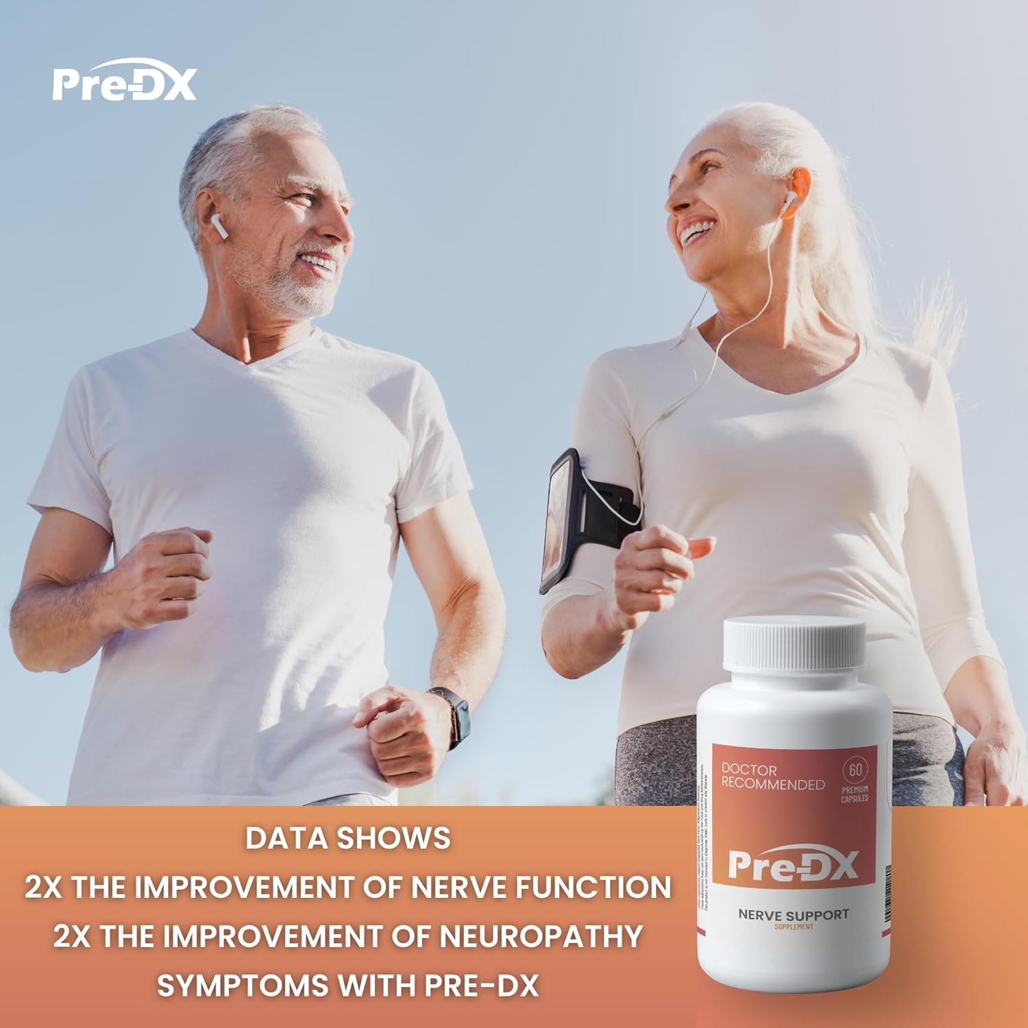 Advanced Nerve Support Supplement with L-Methylfolate & Vitamin B-Complex - Boost Resistance and Wellness - 60 Capsules