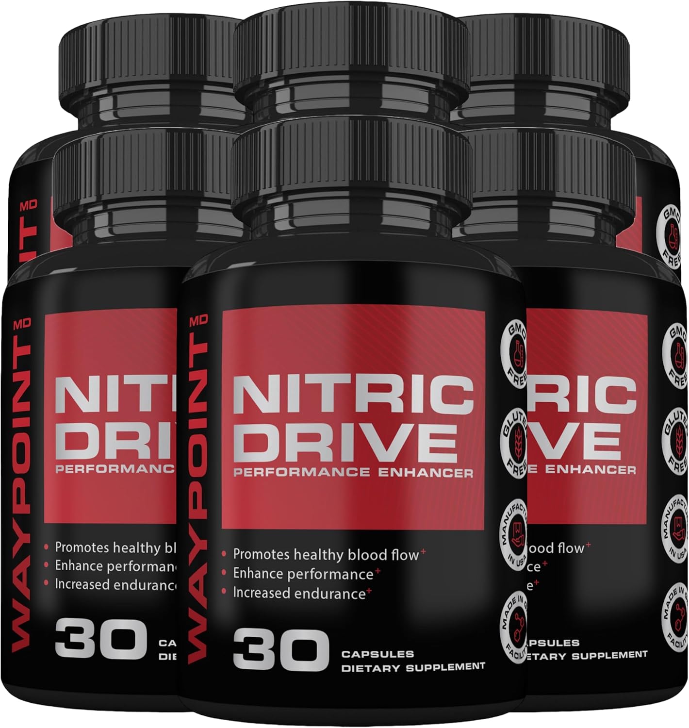 Advanced Nitric Oxide Booster for Men with L Arginine & L Citrulline - Muscle Recovery & Blood Flow Supplement