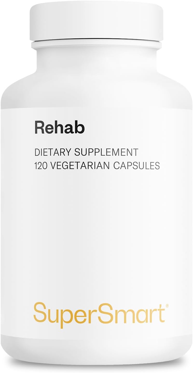 Advanced Rehab Supplement with Kudzu, Silymarin, Ginger Root, Benfotiamine - Non-GMO & Gluten Free - 120 Capsules