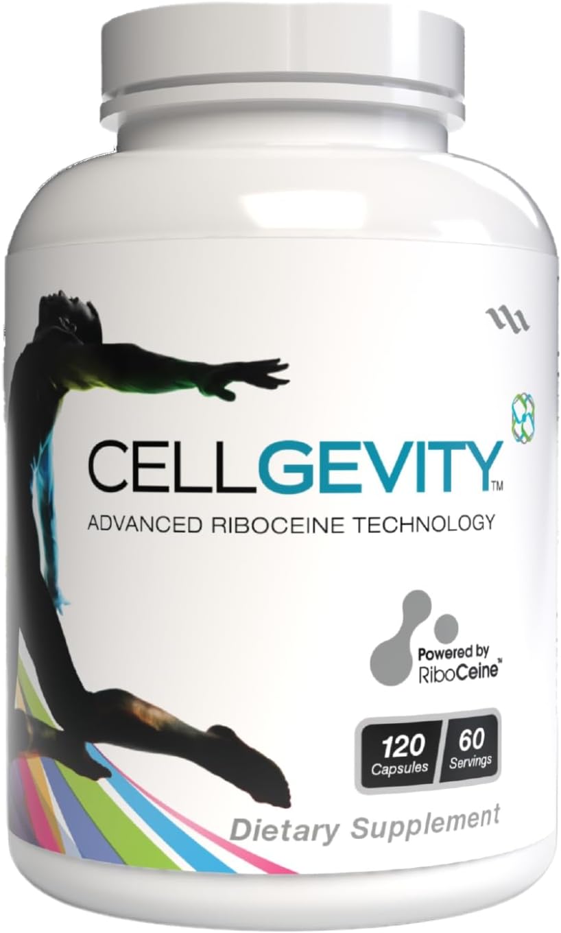 Advanced Riboceine Technology in CELLGEVITY - 120 Vegetable Capsules, 60 Servings