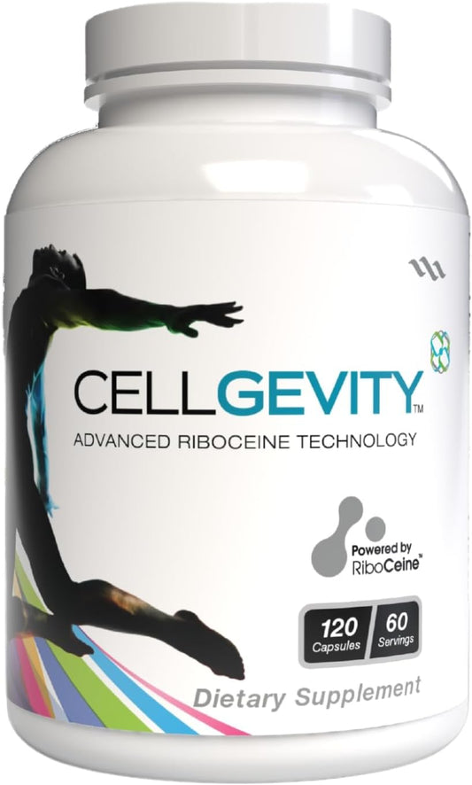 Advanced Riboceine Technology in CELLGEVITY - 120 Vegetable Capsules, 60 Servings