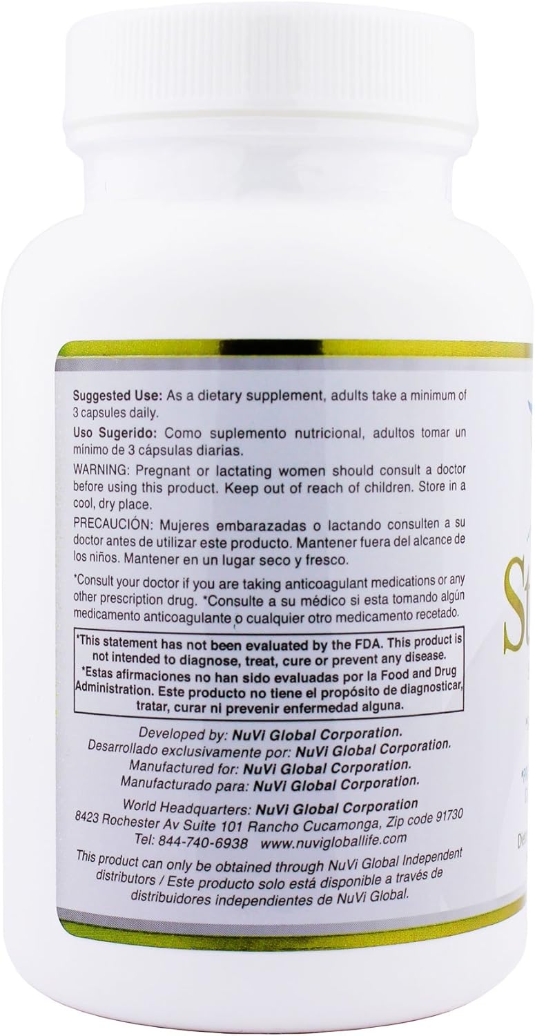 Advanced StemForte Plus Stem Cell Nutritional Supplements - Three Bottles for Men and Women - Supports Stem Cell and Telomere Activity - Boosts Energy, Focus, and Mood - Natural Stem Cell Release