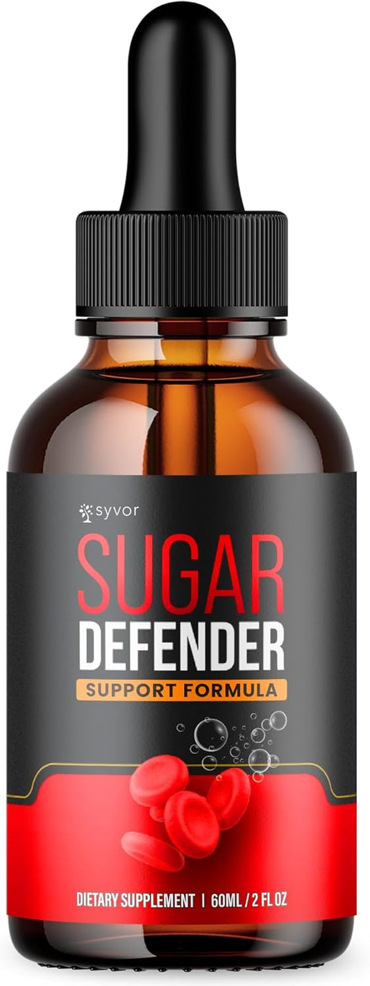 Advanced Strength Sugar Defender Liquid Drops - Maximum Support Supplement for Health and Wellness (30 Servings)