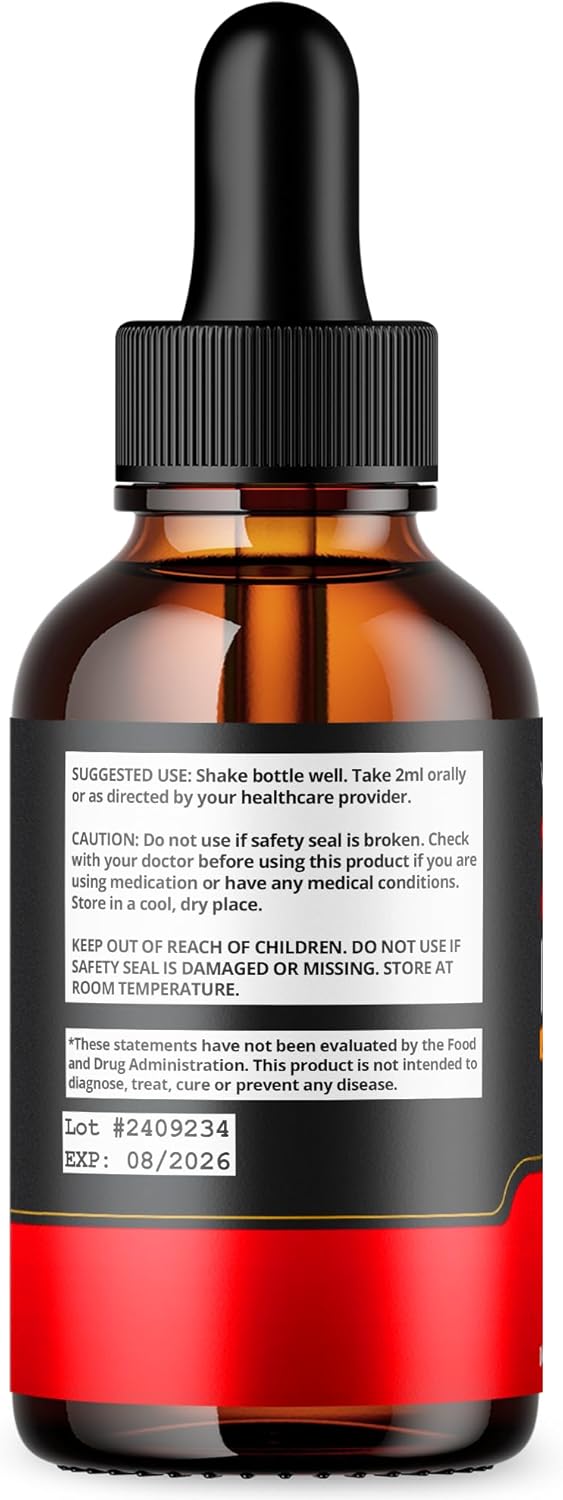 Advanced Strength Sugar Defender Liquid Drops - Maximum Support Supplement for Health and Wellness (30 Servings)