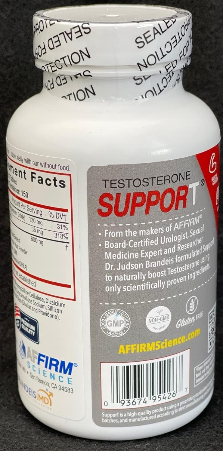 Affirm Science Men's Natural Testosterone Support Supplement