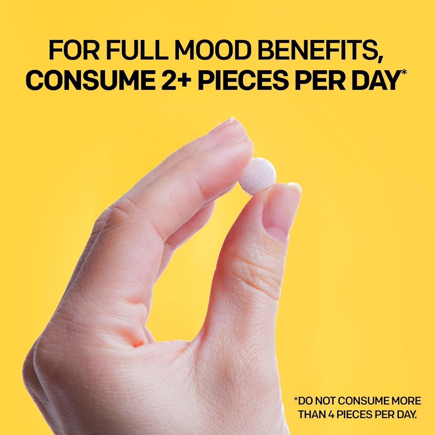 Affron Mood Bites with Vitamin B3 for Stress Relief - Saffron & Niacin Mood Support Supplement - Clinically Tested - 30 Citrus Peach Chewables