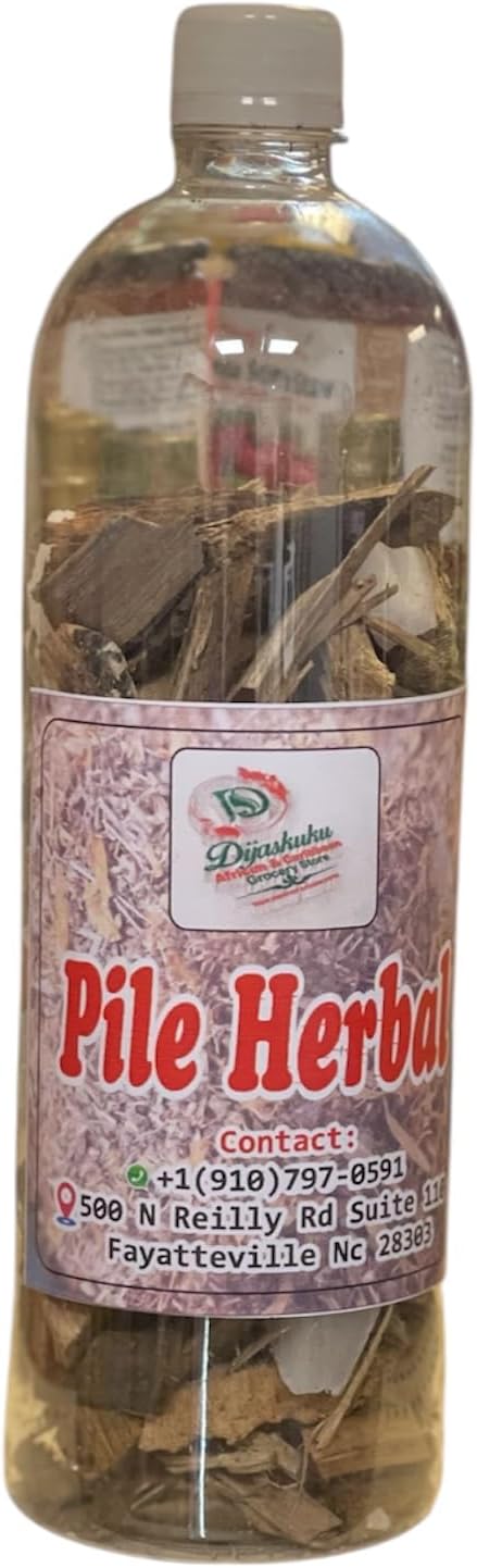 Agbo Jedi Traditional Herbal Supplement in Plastic Bottle - Pile Herbs Blend
