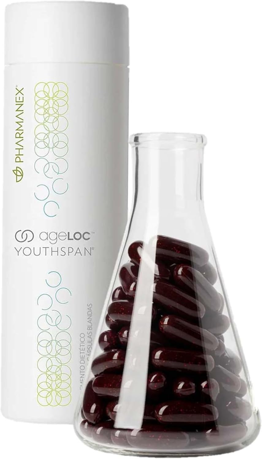 ageLOC Nu Skin Youth Dietary Supplement - Supports Vitality, Energy, & Wellness - Advanced Antioxidant Formula - 120 Softgels