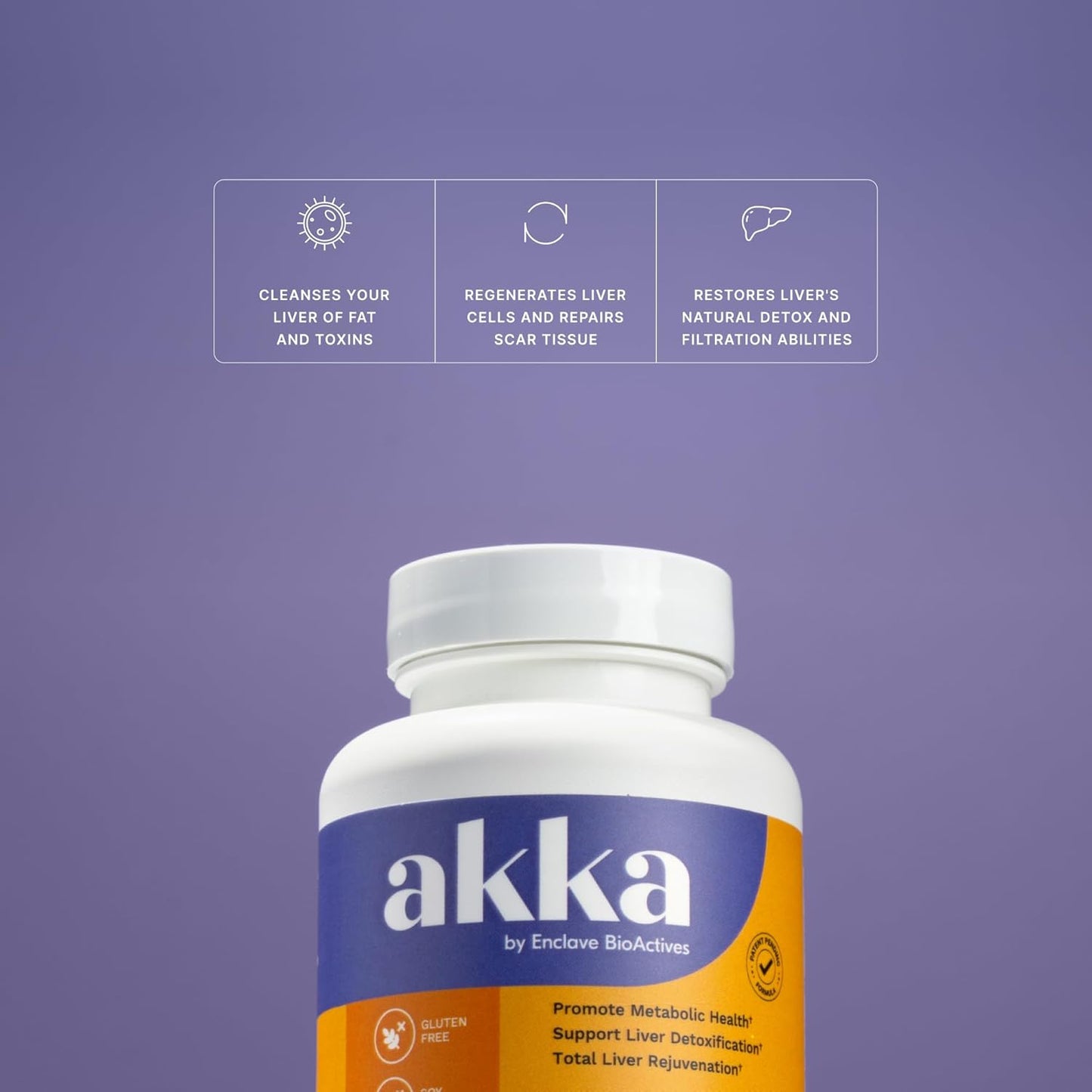 AKKA Premium Liver Cleanse Detox & Repair Superbiotic with Akkermansia: Liver Support Supplement for Vitality, Metabolism, and Immunity