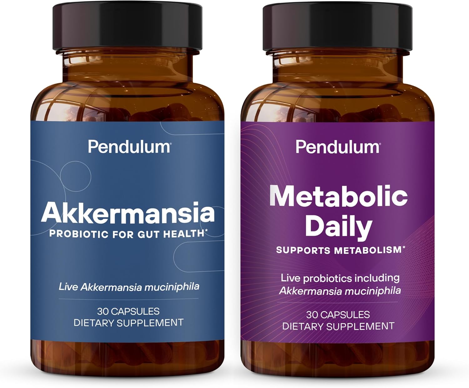 Akkermansia & Metabolic Daily Bundle - Live Probiotics to Strengthen Gut Lining and Support Metabolism