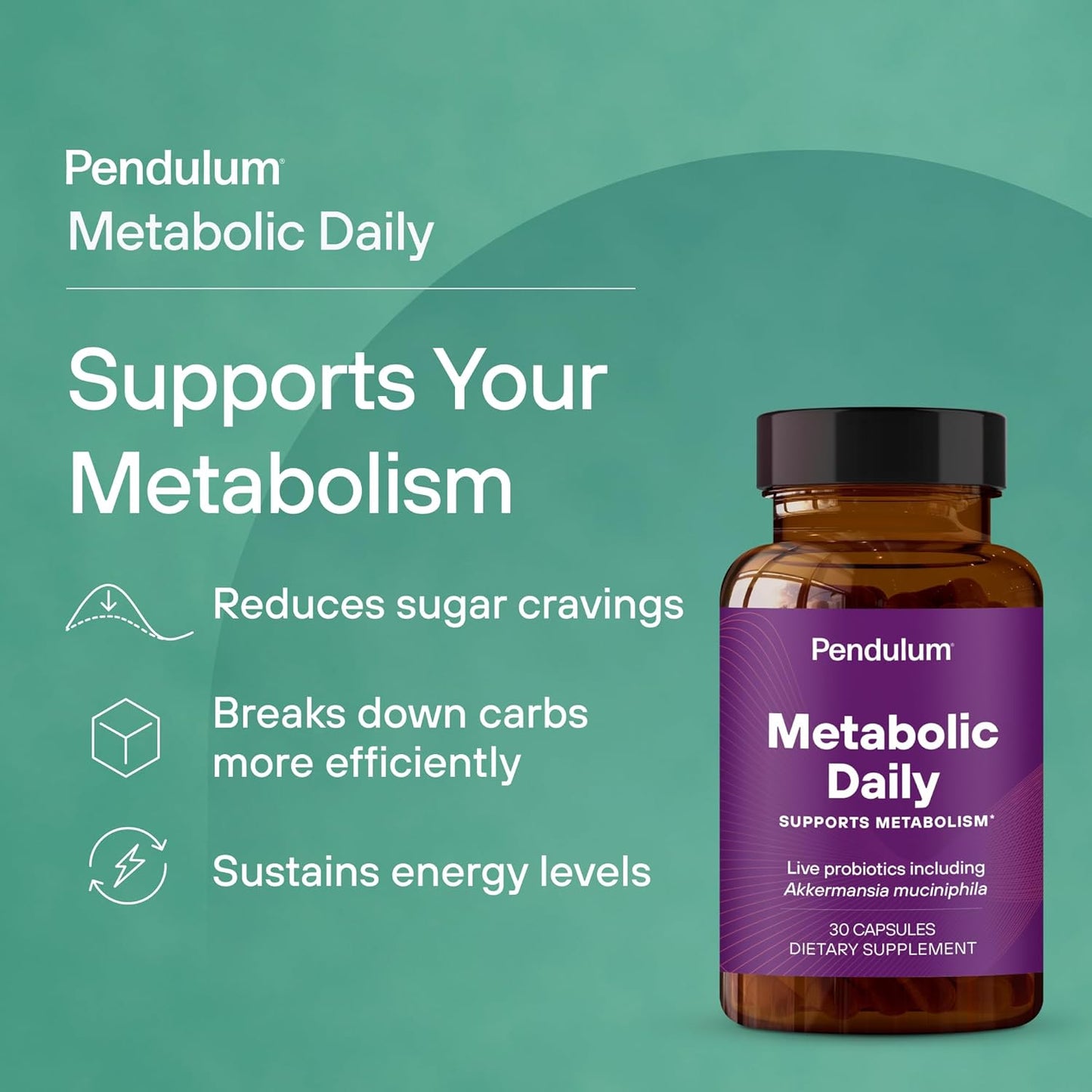 Akkermansia & Metabolic Daily Bundle - Live Probiotics to Strengthen Gut Lining and Support Metabolism