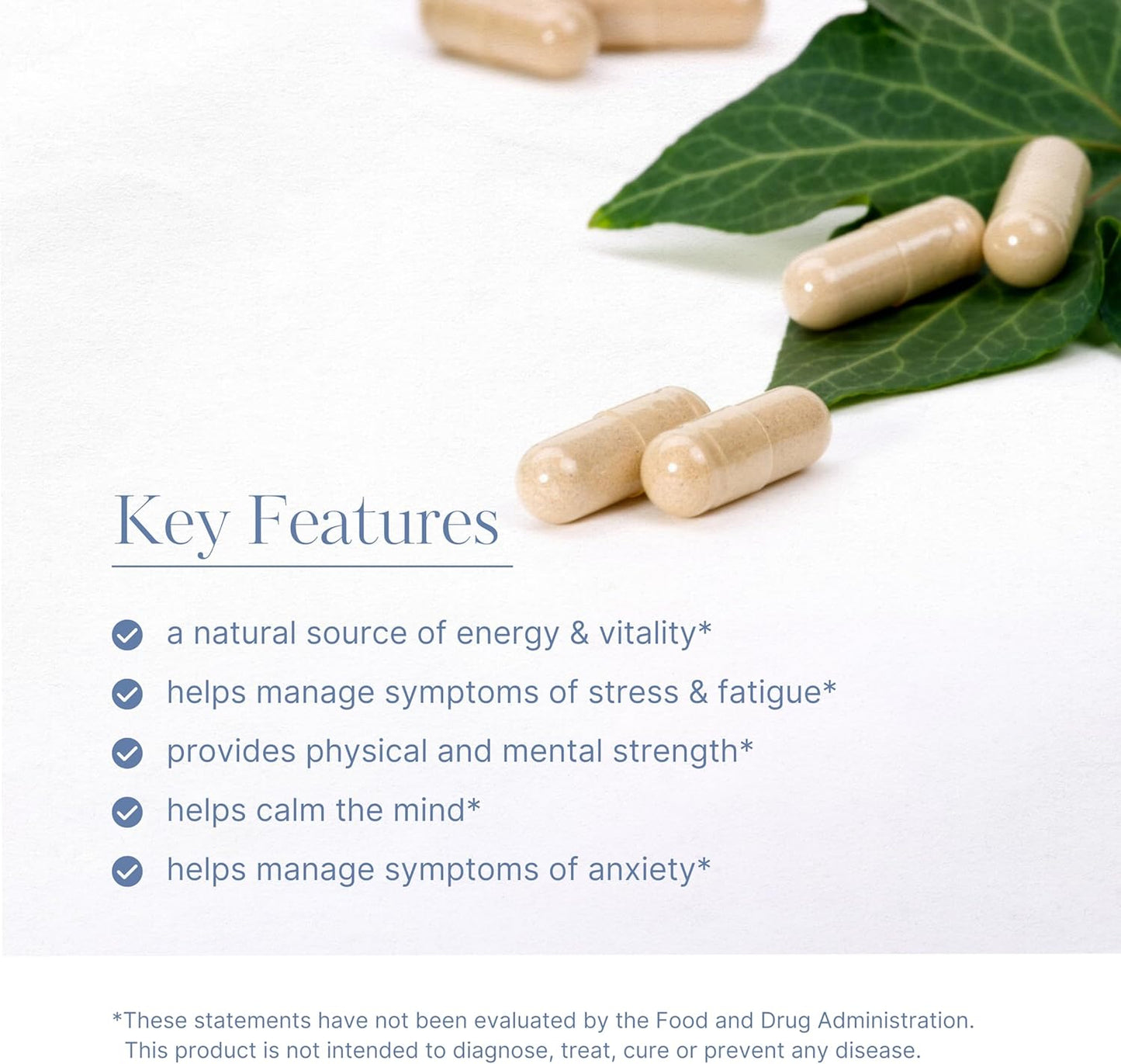 AKSHAR Ayurveda Ashwagandha Capsules - Adaptogenic Herbal Support - Vegan Ashwagandha Supplements with Root Extract and Powder (60 Count)