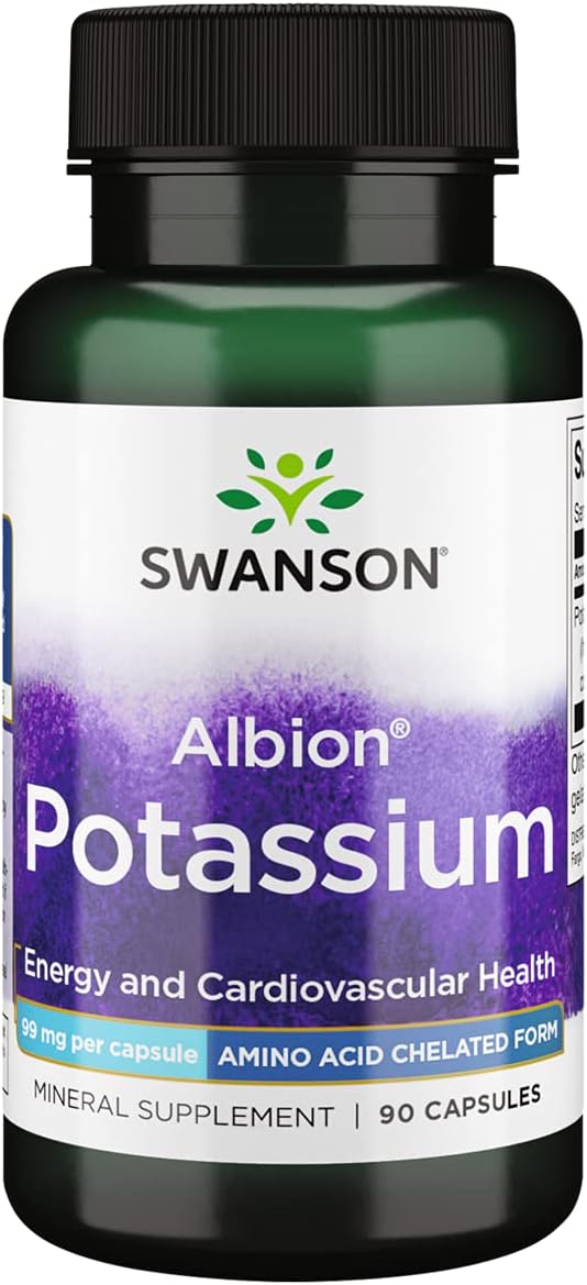 Albion Complexed Potassium Supplement 99mg - 90 Capsules by Swanson