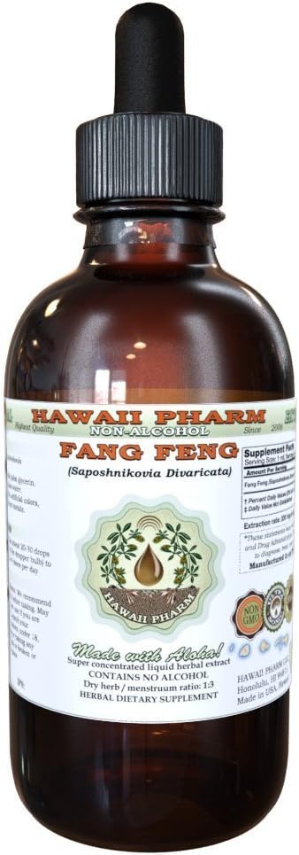 Alcohol-Free Fang Feng and Siler Glycerite Herbal Supplement 4 oz for Immune Support