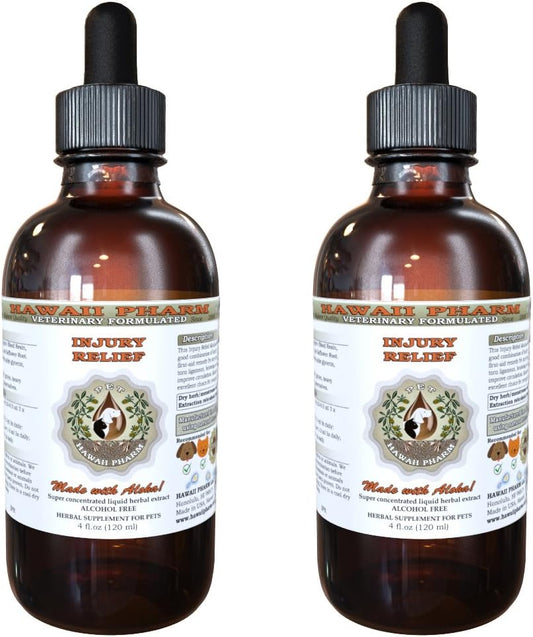 Alcohol-Free Veterinary Herbal Supplement for Pet Injury Relief - 8 oz Liquid Extract from Hawaii Pharm