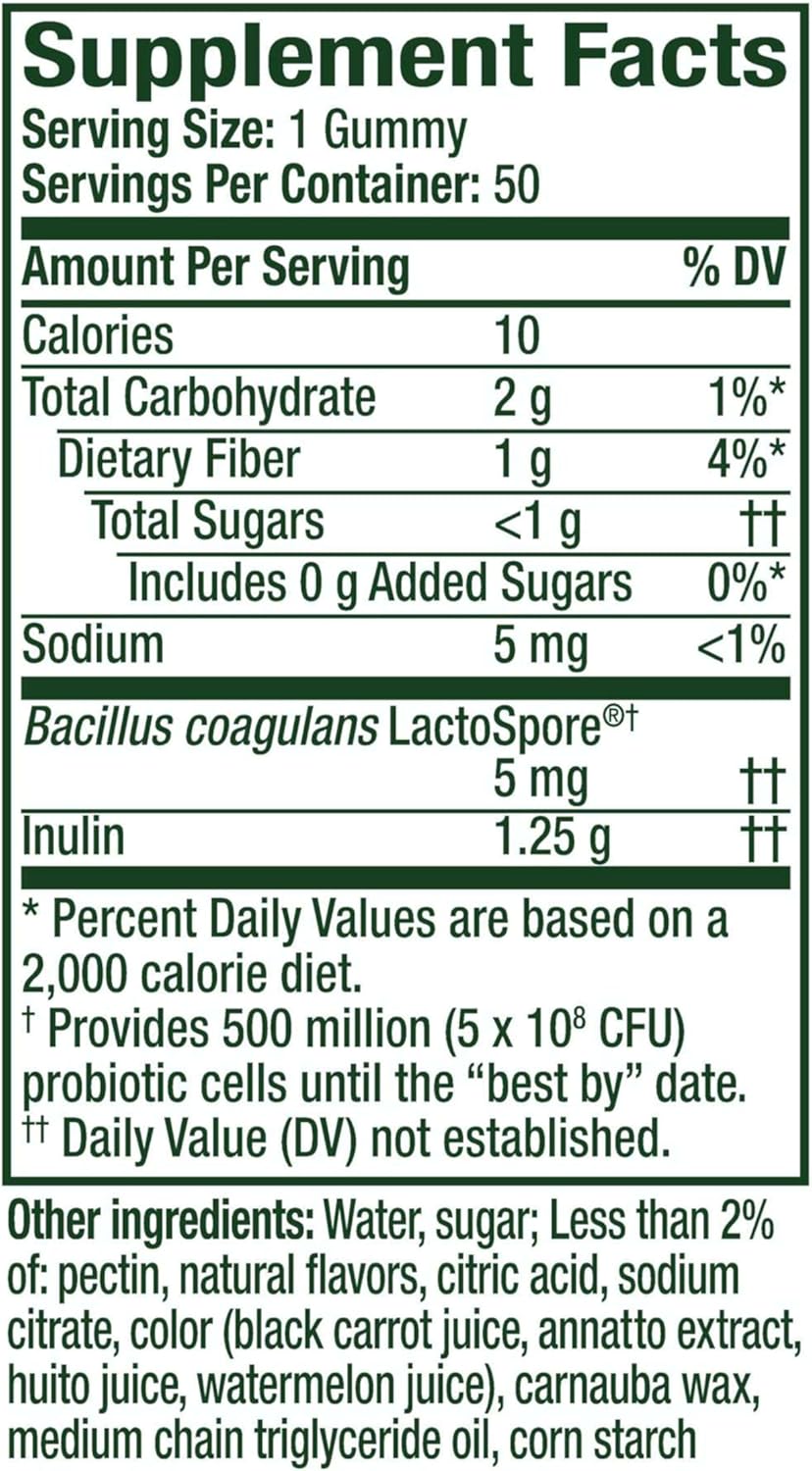 Align Kids Probiotic Gummies with Prebiotic for Healthy Digestion - Doctor Recommended Brand, 50 Count