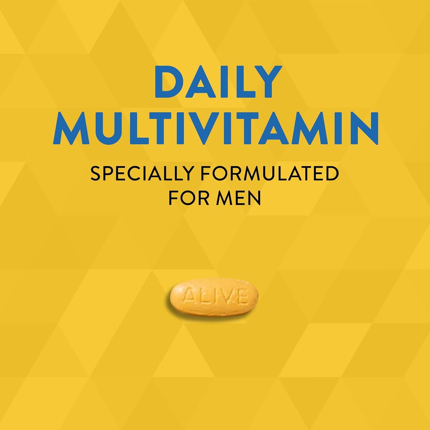 Alive! Men's Complete Daily Multivitamin for Energy & Muscle Function, 130 Tablets