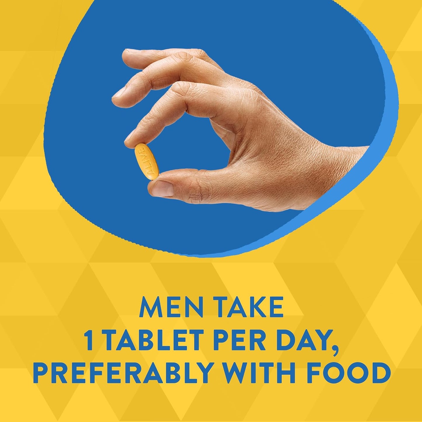 Alive! Men's Complete Daily Multivitamin for Energy & Muscle Function, 130 Tablets