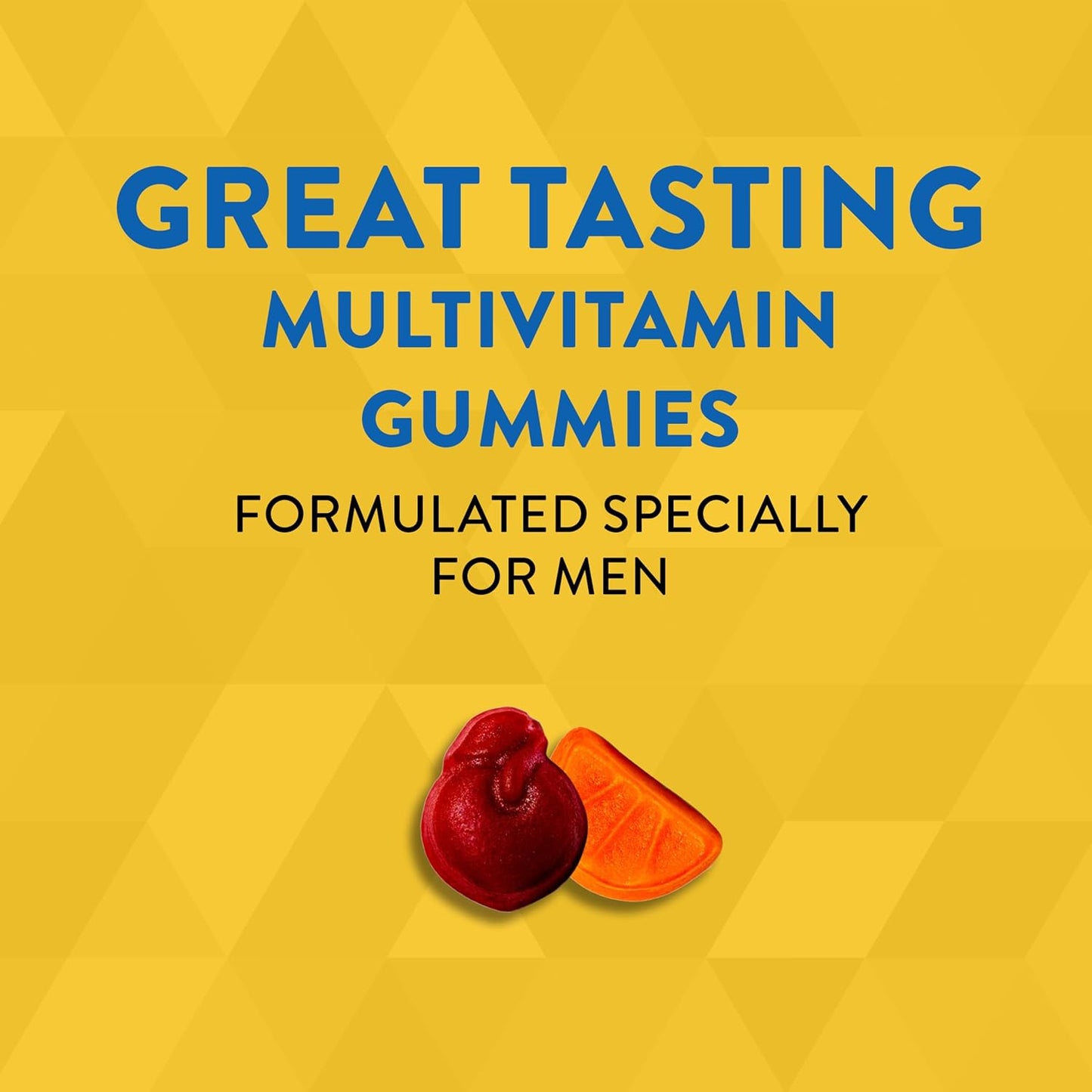 Alive! Men's Daily Gummy Multivitamin - Energy & Muscle Support - B-Vitamins, Superfood Antioxidants - 60 Gummies