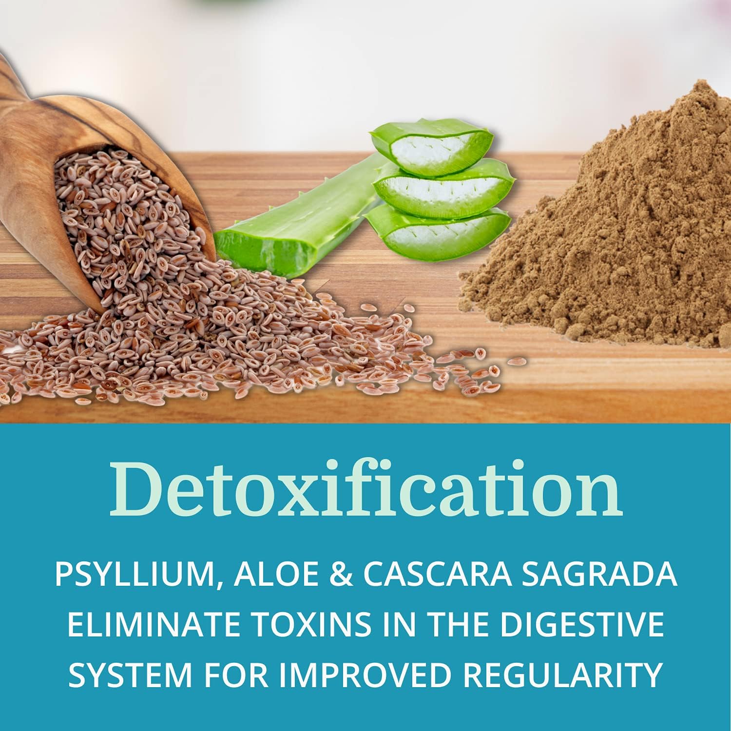 Alka•Cleanse Herbal Detox Colon Cleanse & Digestive Formula - Psyllium Husk, Probiotics, Enzymes & Herbs (2 Pack)