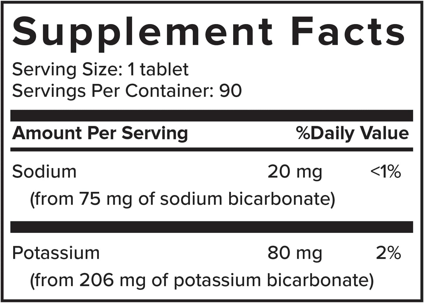 Alkalife pH Balance Pills - Patented Alkaline Sodium & Potassium Bicarbonate Supplement - Neutralize Acid, Balance pH, Immune Support - 90 Tablets