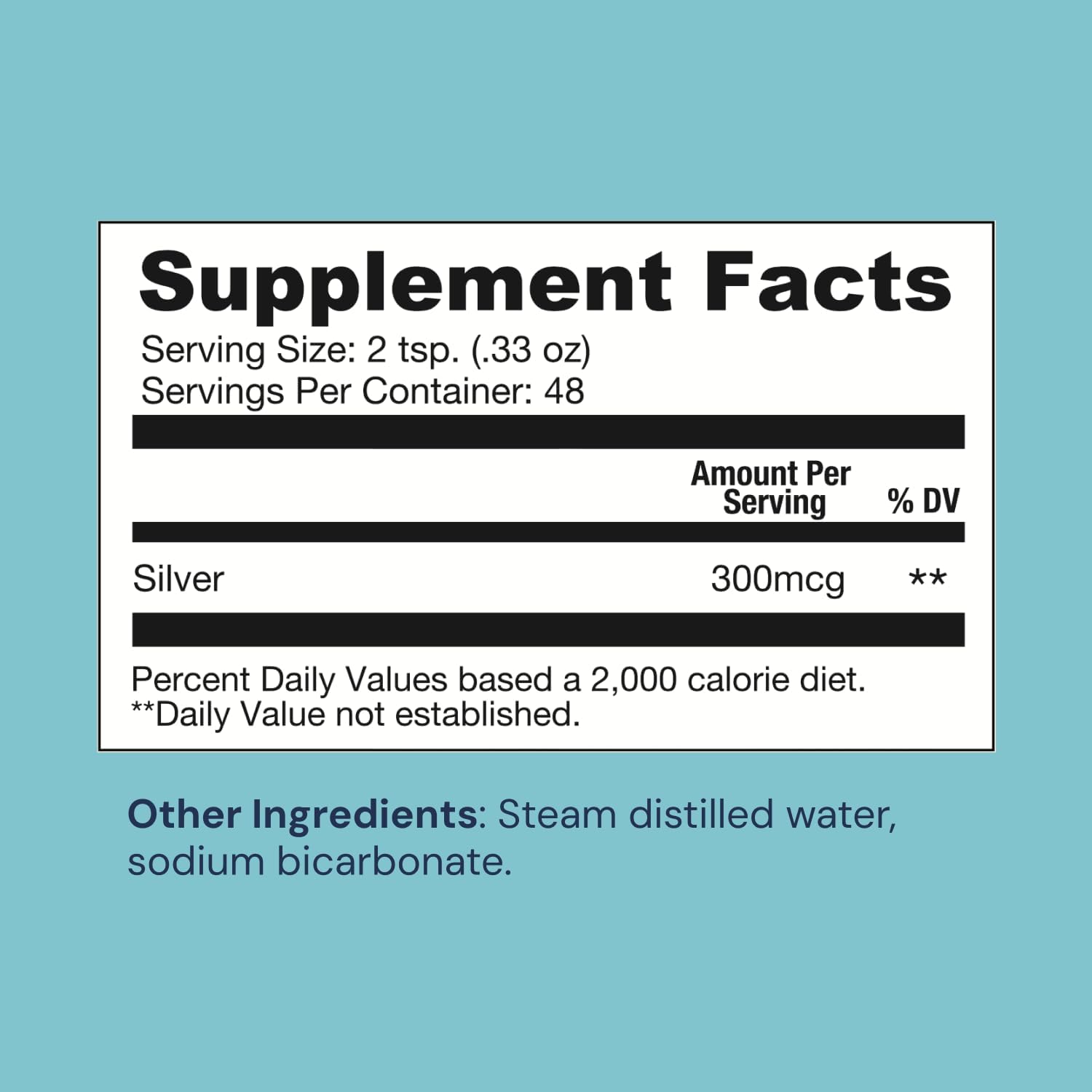 Alkaline Structured Silver Water for Immune Support & Gut Health - 16 oz Colloidal Silver Liquid 30 PPM, pH Balanced Solution