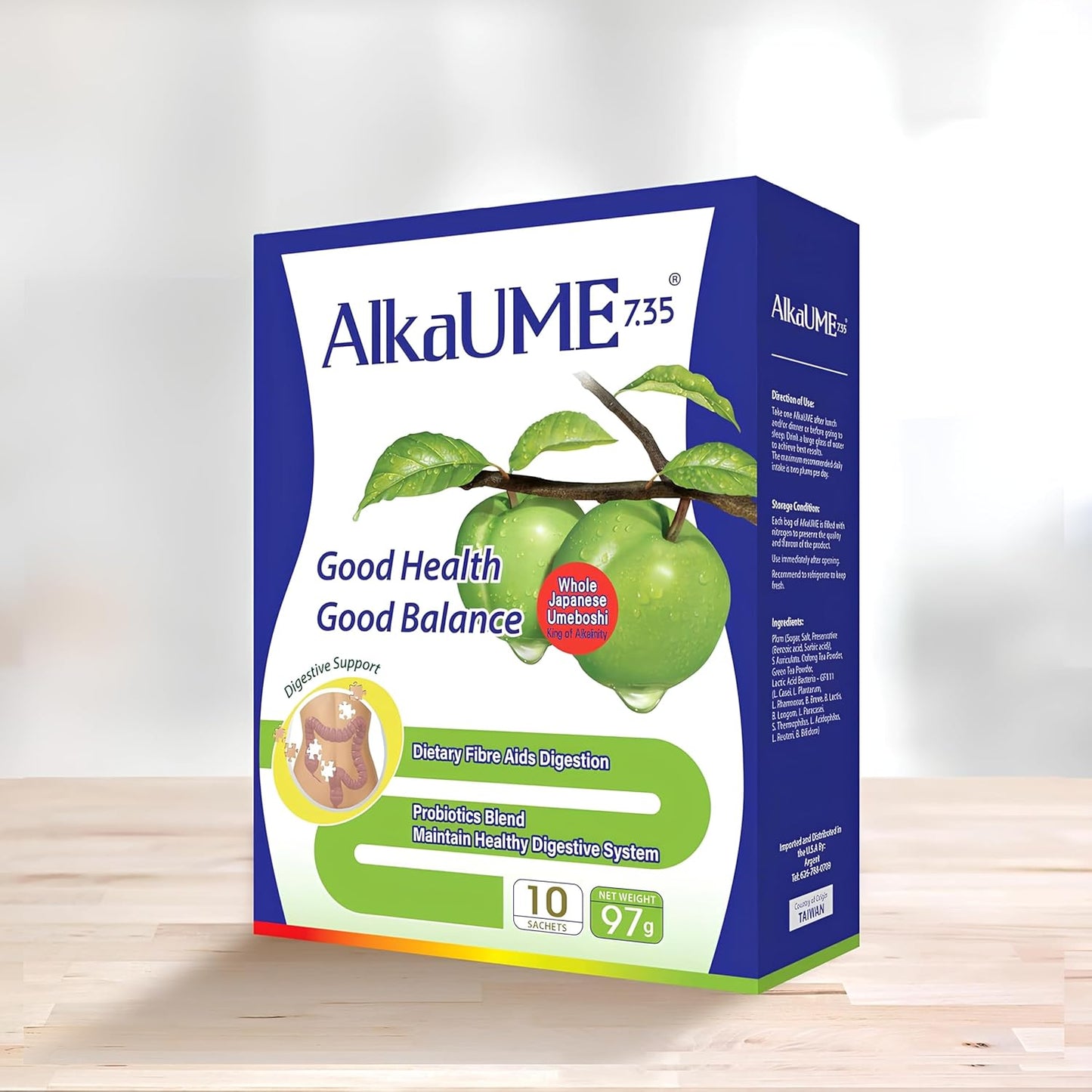 Alkaume 7.35 Umeboshi Cleanse Detox Natural Fruit Plum for Cleansing and Detoxification