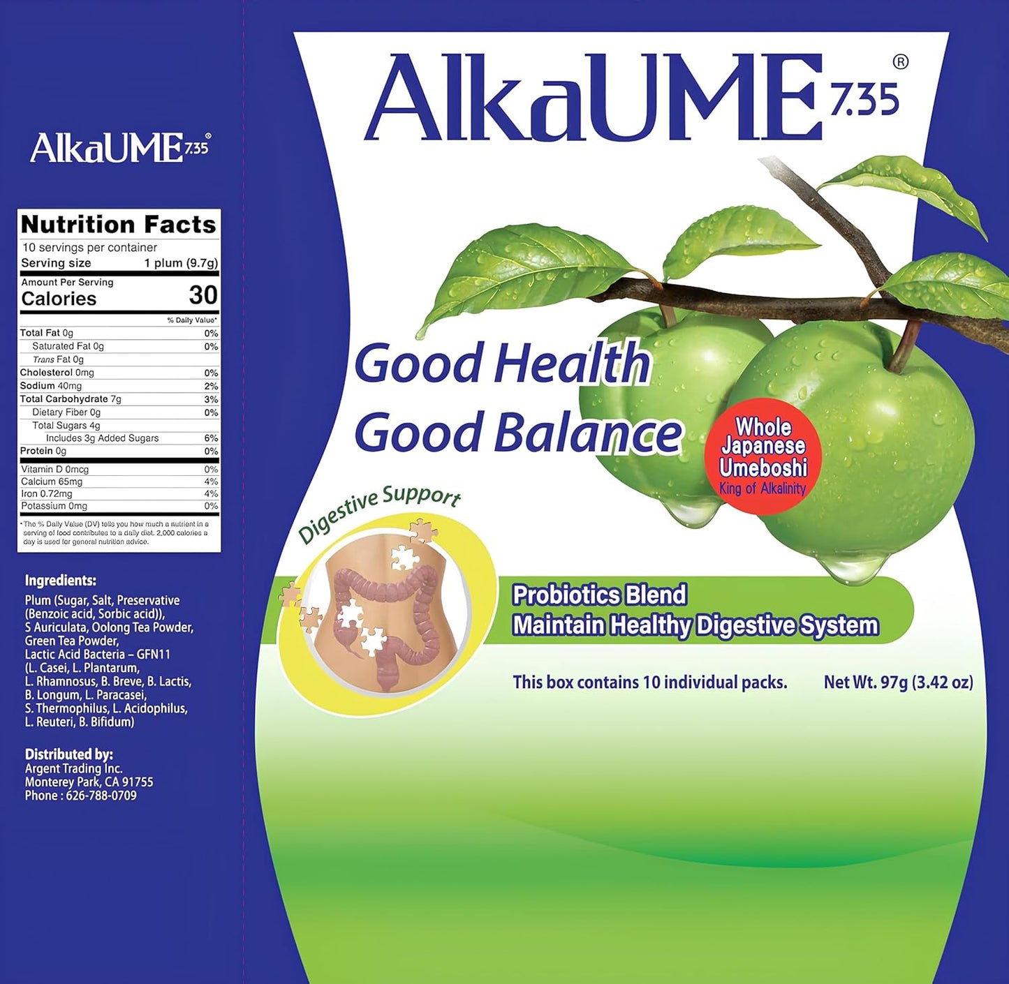 Alkaume 7.35 Umeboshi Cleanse Detox Natural Fruit Plum for Cleansing and Detoxification