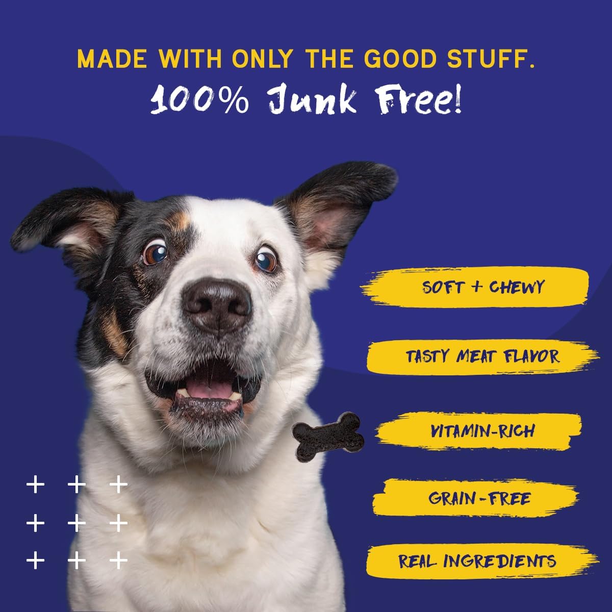 All-in-One Dog Multivitamin with 32 Nutrients, Probiotics, and Omega Fish Oil - Boost Digestive, Immune, Skin, and Coat Health - 30 Soft Chews