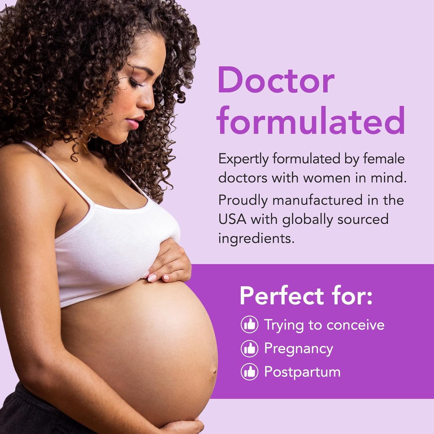 All-in-One Prenatal Supplement with Probiotics, DHA Fish Oil, and Vitamin Formula