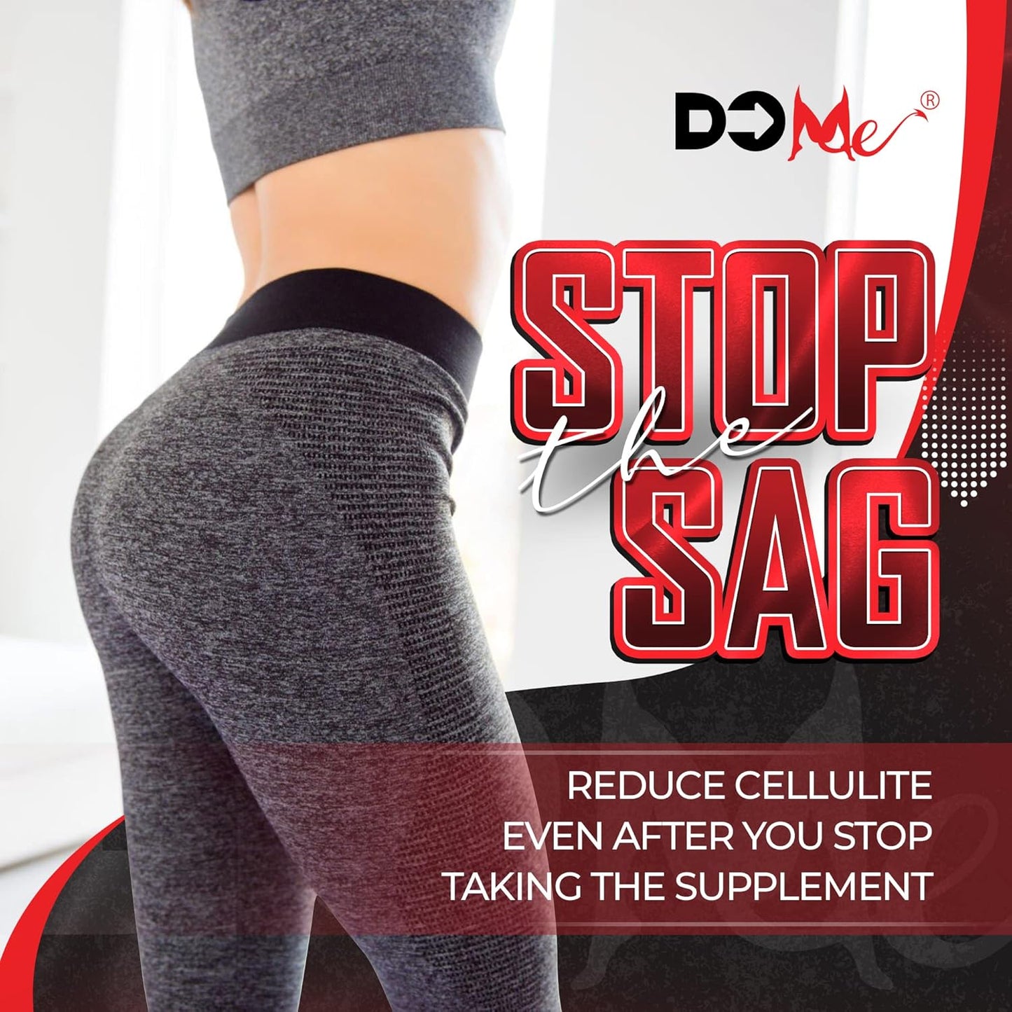 All-Natural Butt Enhancement Pills for Bigger, Firmer Booty - Glute Boost Growth - Tighten, Lift, Say Bye to Cellulite - 60 ct