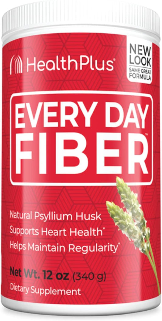 All Natural Daily Fiber for Digestive Support and Heart Health - 12 oz, 48 Servings