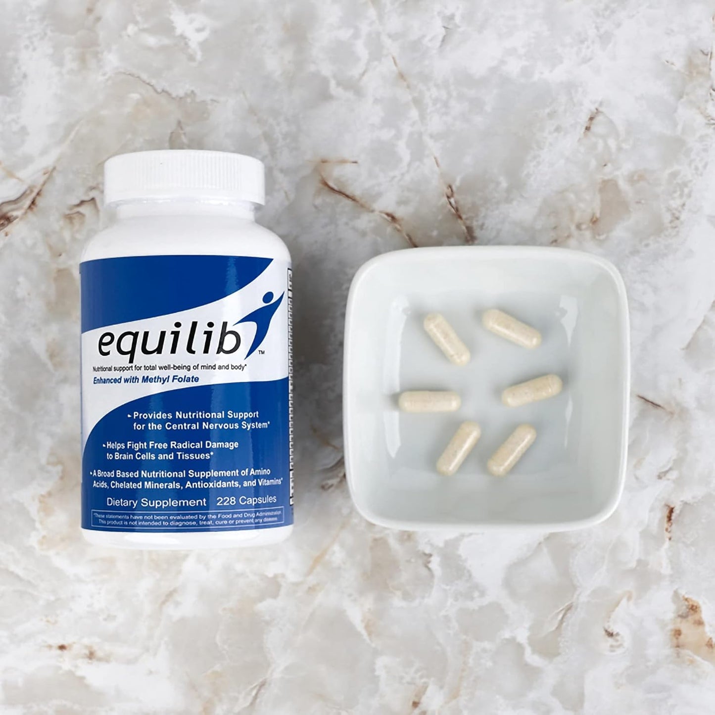 All Natural Equilib Supplement Capsules with Methyl Folate - 228 Count