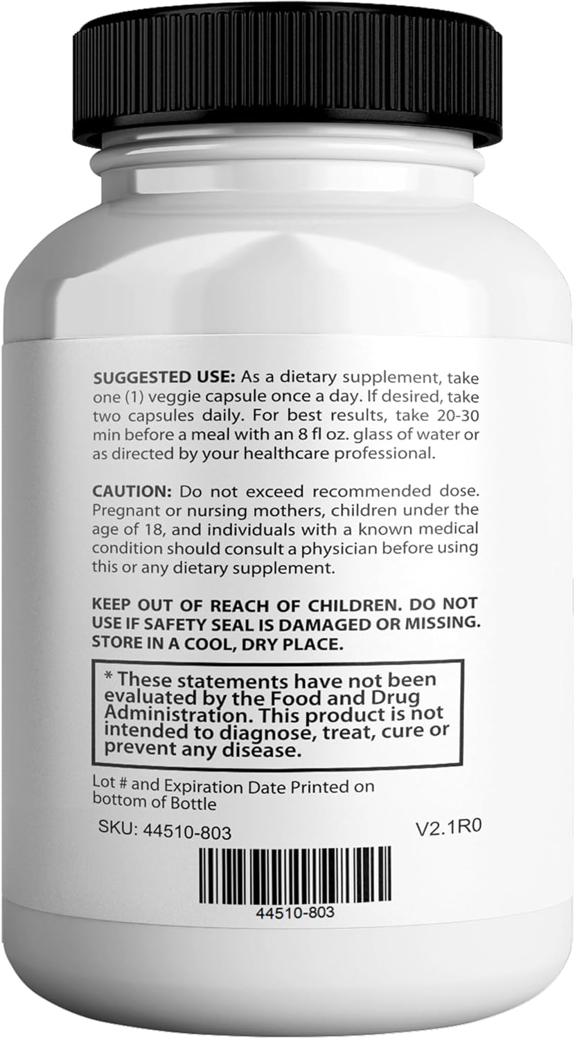 All Natural Greenvify Gluco Blood Sugar Support Supplement - 60 Capsules, Maintain Healthy Levels, Maximum Strength Formula