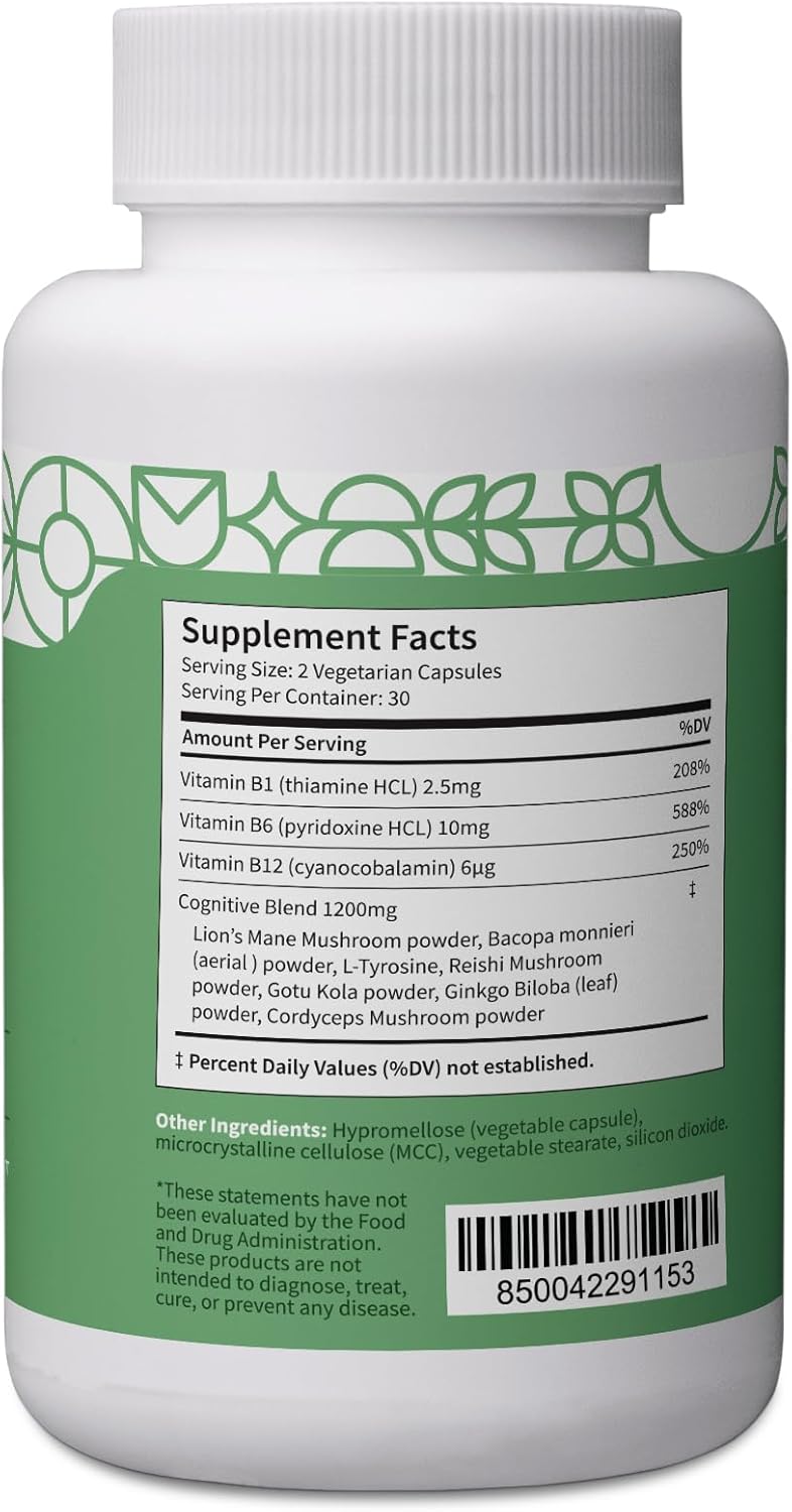 All-Natural Healthy Aging Bundle with CoQ10, Resveratrol, and Cognitive Complex - Vegan-Friendly Formula for Timeless Health & Wellness - 3 Pack
