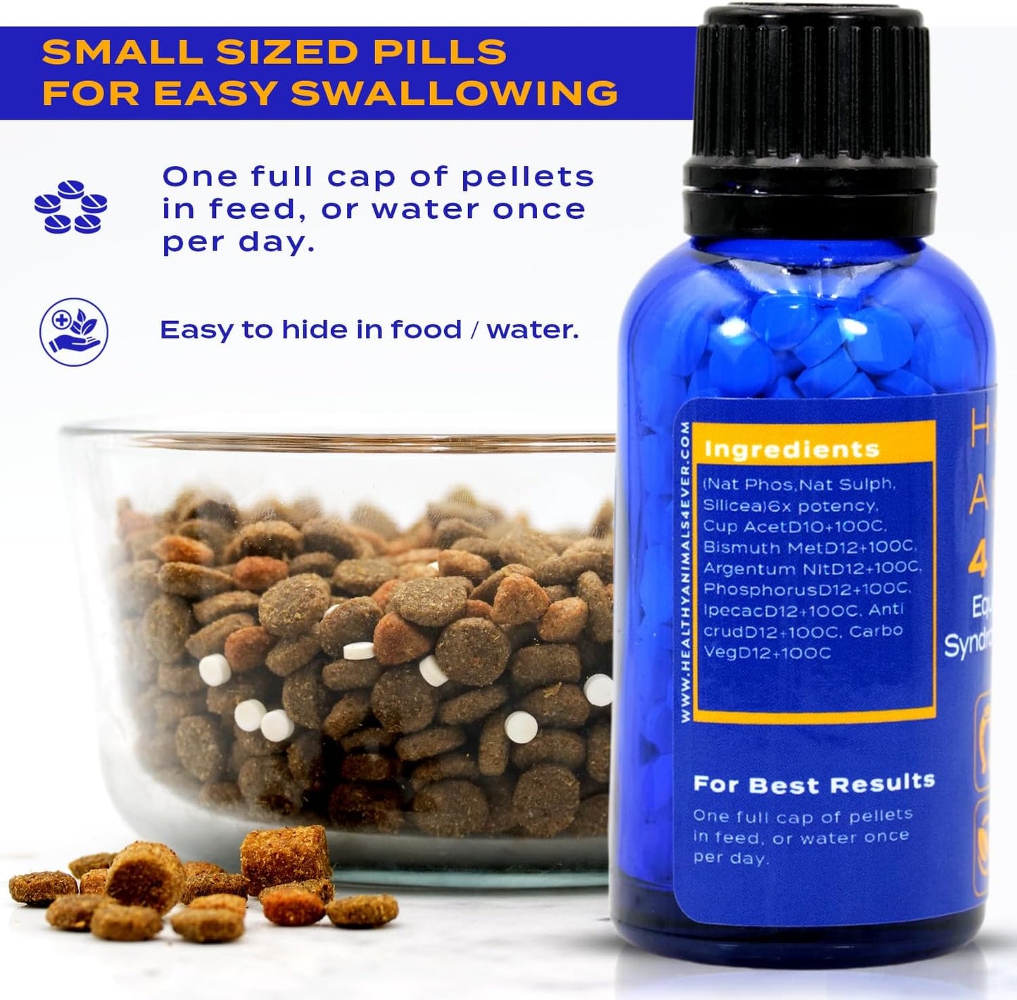 All-Natural Horse Gastric Ulcer Support - Reduces Ulcers & Stomach Issues - Homeopathic Supplements - 300 Tablets