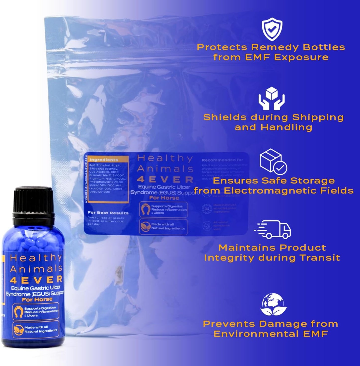 All-Natural Horse Gastric Ulcer Support - Reduces Ulcers & Stomach Issues - Homeopathic Supplements - 300 Tablets