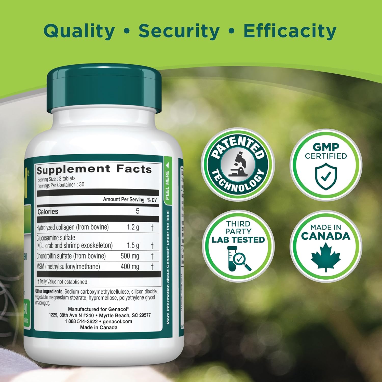 All-Natural Joint Care Supplement Combo: Genacol Optimum & Fast-Acting Relief for Joints & Muscles