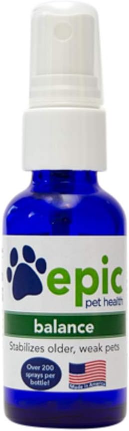 All-Natural Liquid Pet Health Supplement for Old or Weak Pets - Stabilize Your Pet's Well-Being - Safe for All Pets - Fast Results - 1oz Spray