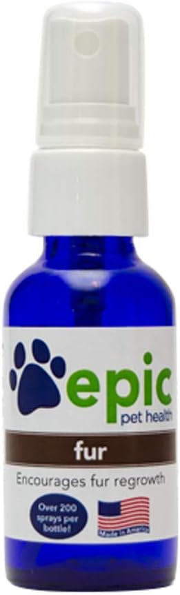 All-Natural Liquid Pet Supplement for Faster Hair Regrowth Post-Surgery or Illness - Multivitamin Spray for Fast Results