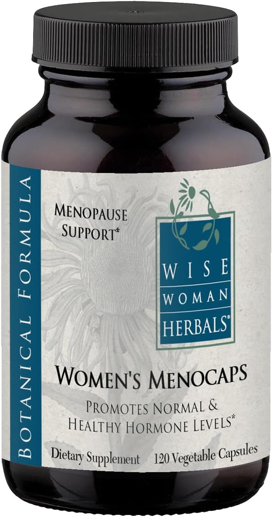 All-Natural Menopause Supplement for Women - 120 Capsules - Helps with Hot Flashes, Mood Swings, and Night Sweats - Promotes Emotional Balance by Wise Woman Herbals