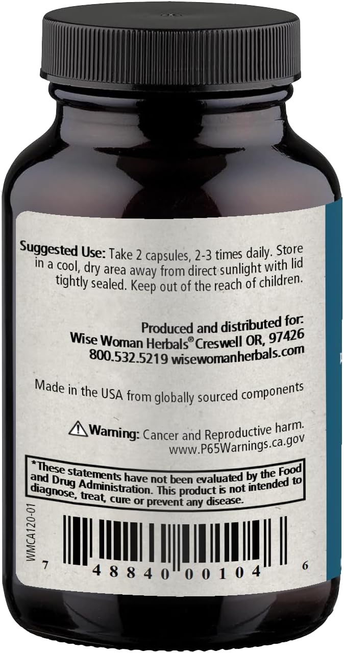 All-Natural Menopause Supplement for Women - 120 Capsules - Helps with Hot Flashes, Mood Swings, and Night Sweats - Promotes Emotional Balance by Wise Woman Herbals