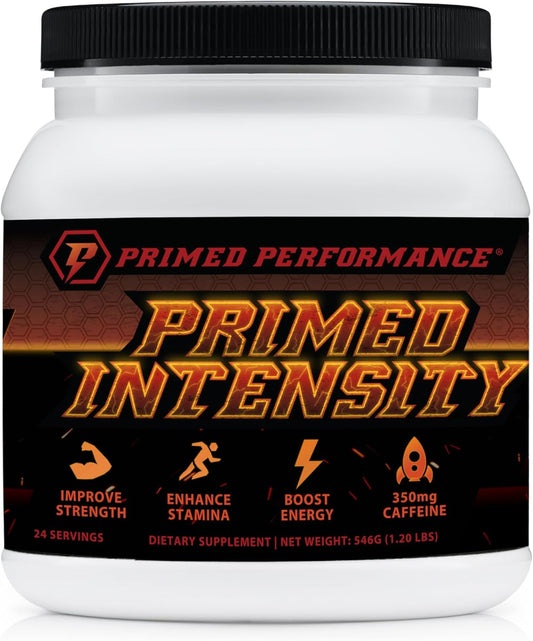 All Natural Pre-Workout Supplement with Beta-Alanine, Caffeine, Creatine, Citrulline - NO Booster - Raspberry Lemonade Flavor - 24 Servings