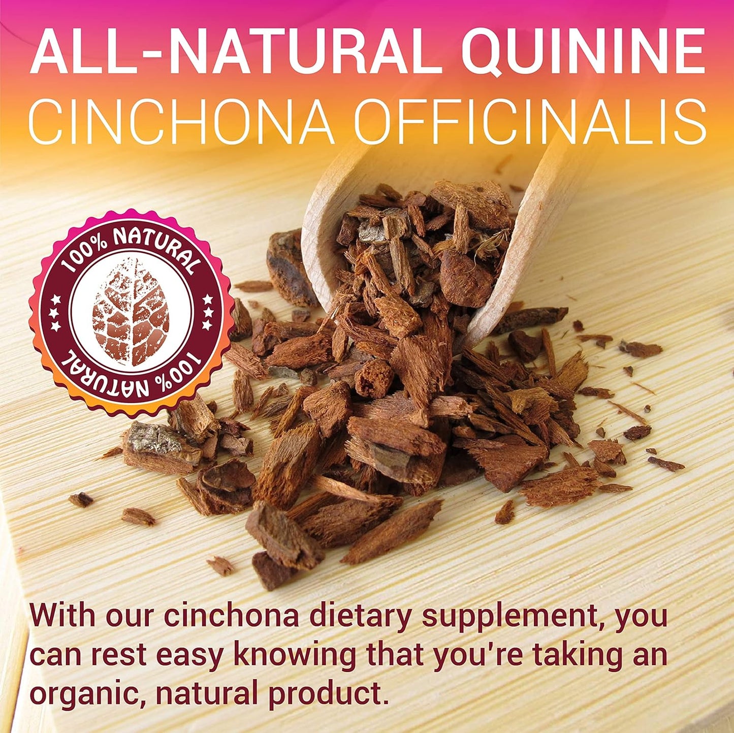 All-Natural Quinine Liquid Extract 2oz - Herbal Supplement for Leg Cramping Relief and Digestive Health - Boost Immune System with Cinchona Officinalis Bark