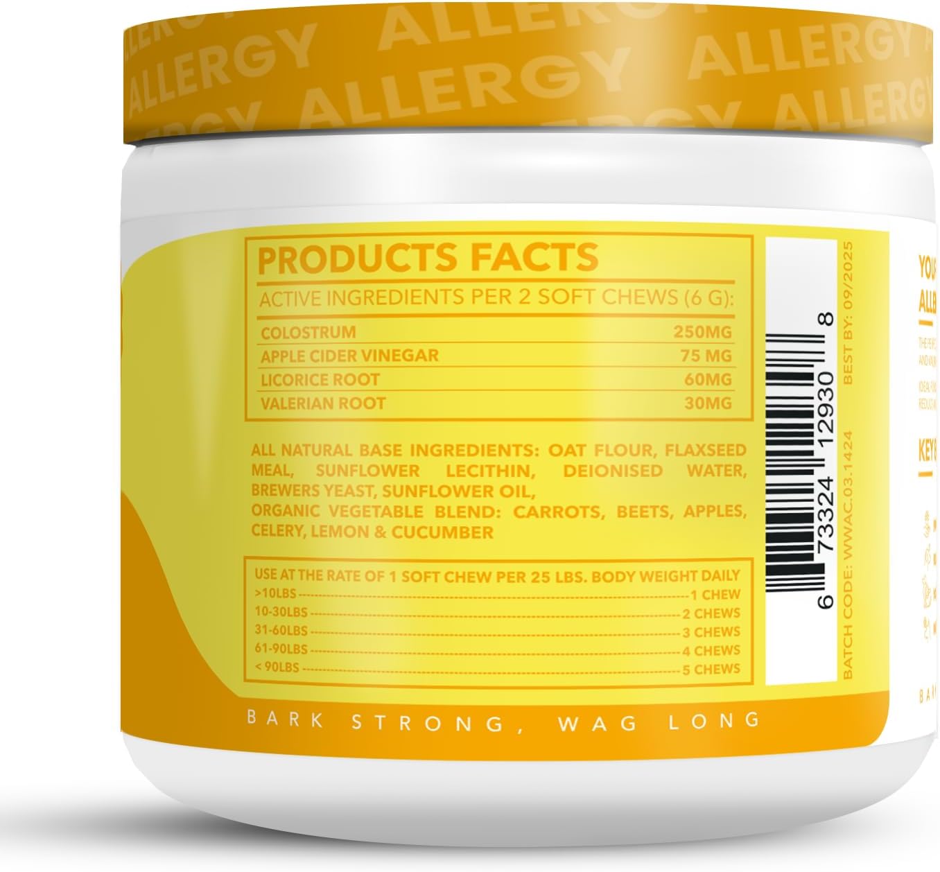 Allergy Relief Chews for Dogs - Itch Medicine & Immune Support - Pet Allergy Supplements - Aller Immune Bites - Dog Allergy & Itch Relief