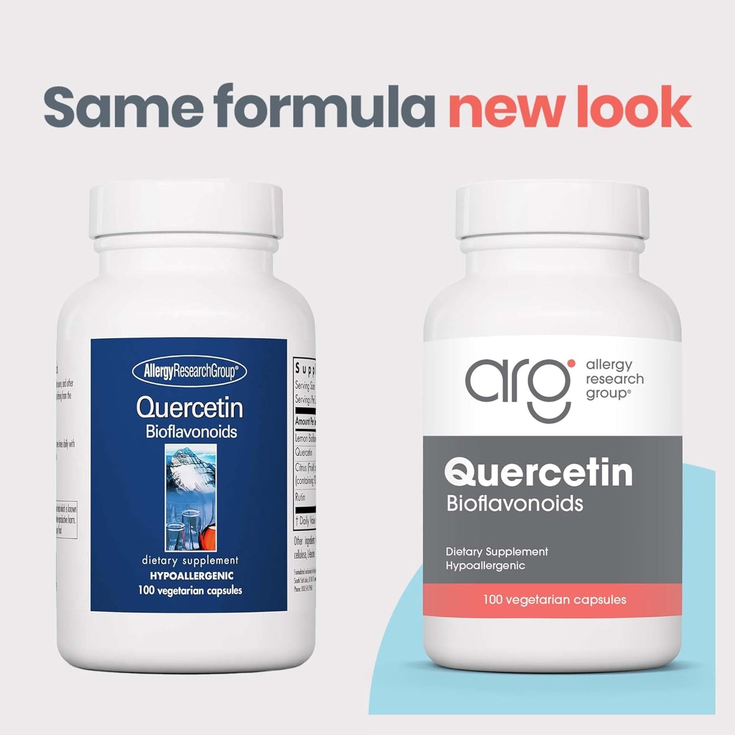 Allergy Research Group Quercetin Bioflavonoids - Lemon Complex, Rutin, Citrus Extract, Hesperidin Capsules - 100 Count