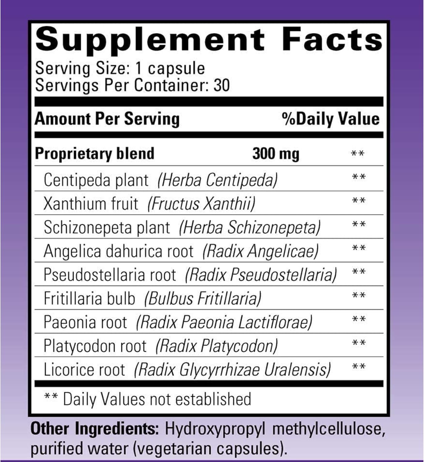 AllerPhase Herbal Supplement for Seasonal Respiratory Discomfort - Natural Relief for Sinus & Lung Issues (30 Capsules)