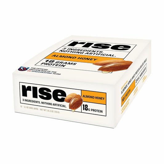 Almond Honey Rise Breakfast Whey Protein Bars - 18g Protein, 2.01 oz (12 Pack)