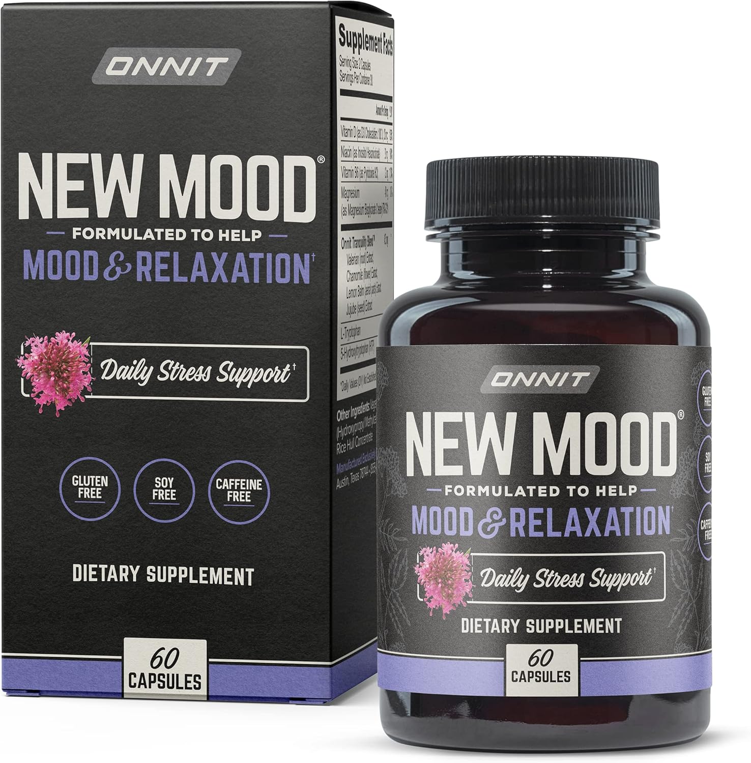 Alpha Brain 90ct + New Mood 60ct Nootropic Stack by ONNIT - Boost Focus and Mood with this Powerful Combination